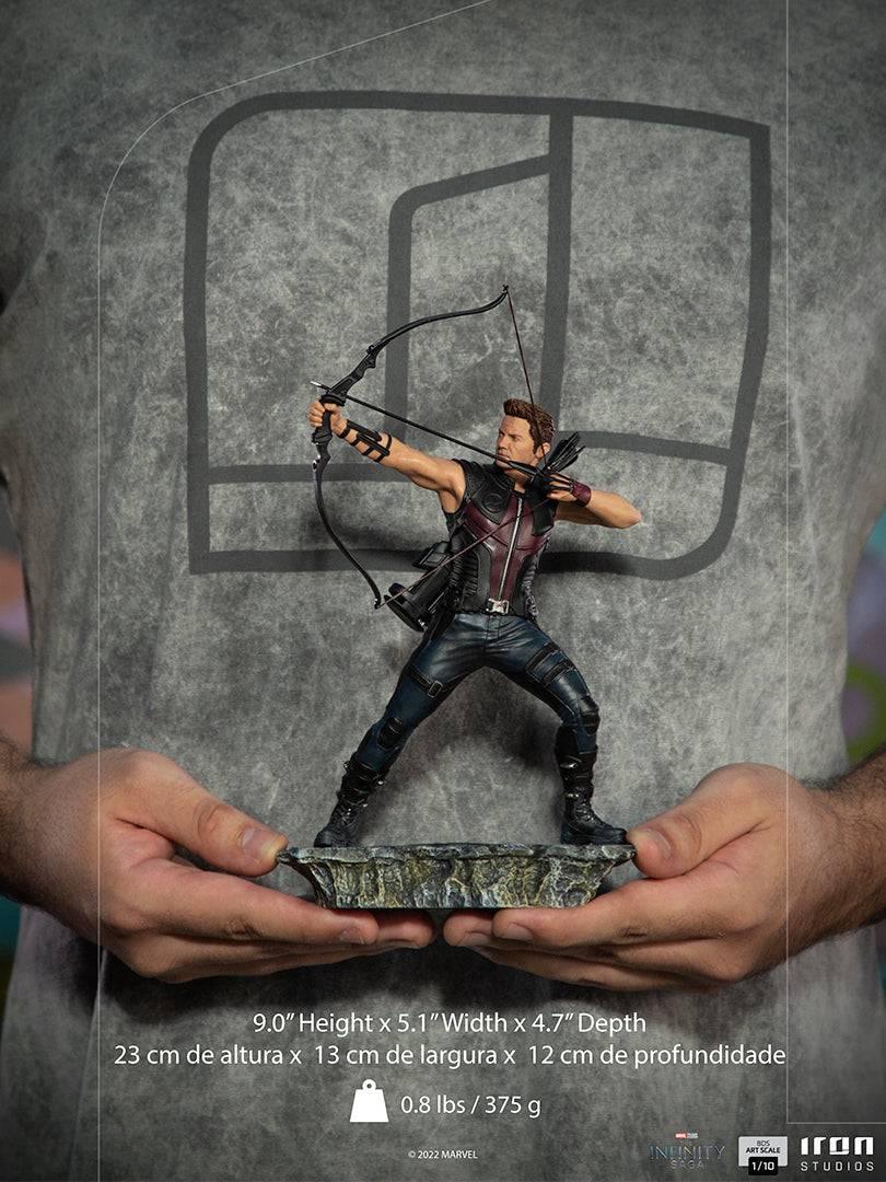 Iron Studios The Infinity Saga: Battle of NY Hawkeye BDS Art Scale Statue 1/10 - Marvel Avengers Collectible Figure for Display & Home Decor