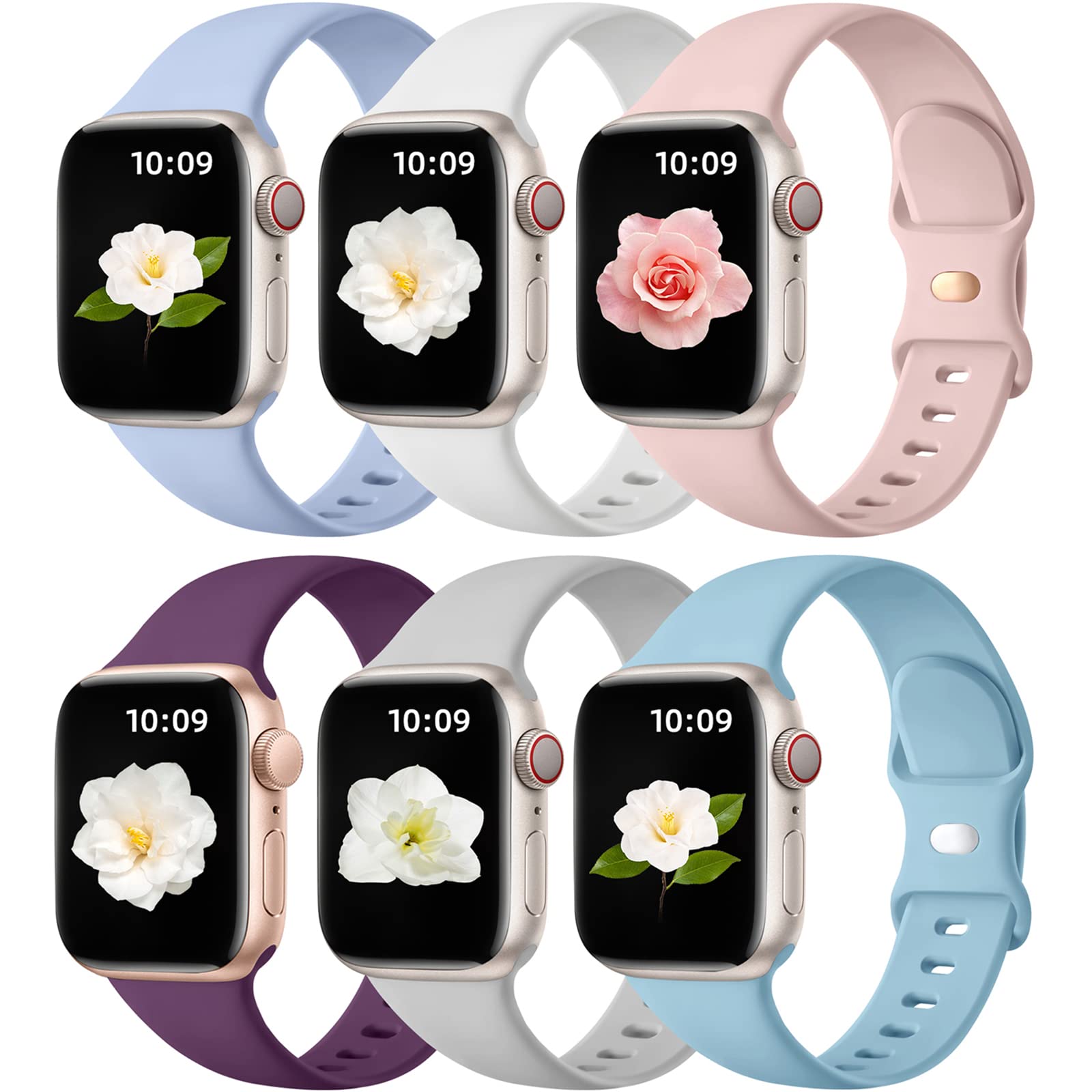 Premium Apple Watch Bands 44mm 45mm 46mm 49mm - Compatible with Apple Watch SE/Series 10/9/8/7/6/5/4/3/Ultra 2 - Waterproof Sport Bracelet for Women & Men - Perfect for Gym, Running, Swimming & Daily Wear