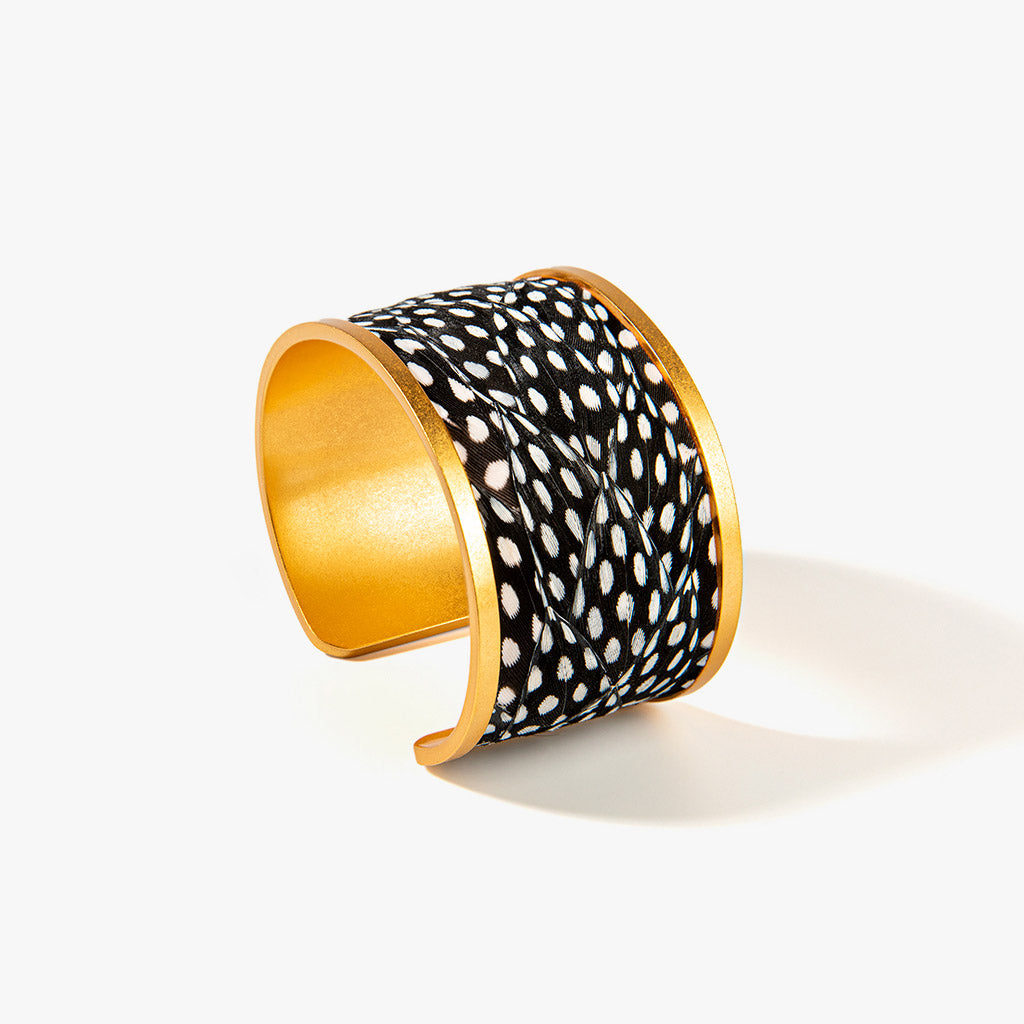 Courtney Wide Cuff Bracelet for Women - Elegant Gold/Silver Bangle Jewelry - Perfect for Parties, Weddings & Everyday Wear