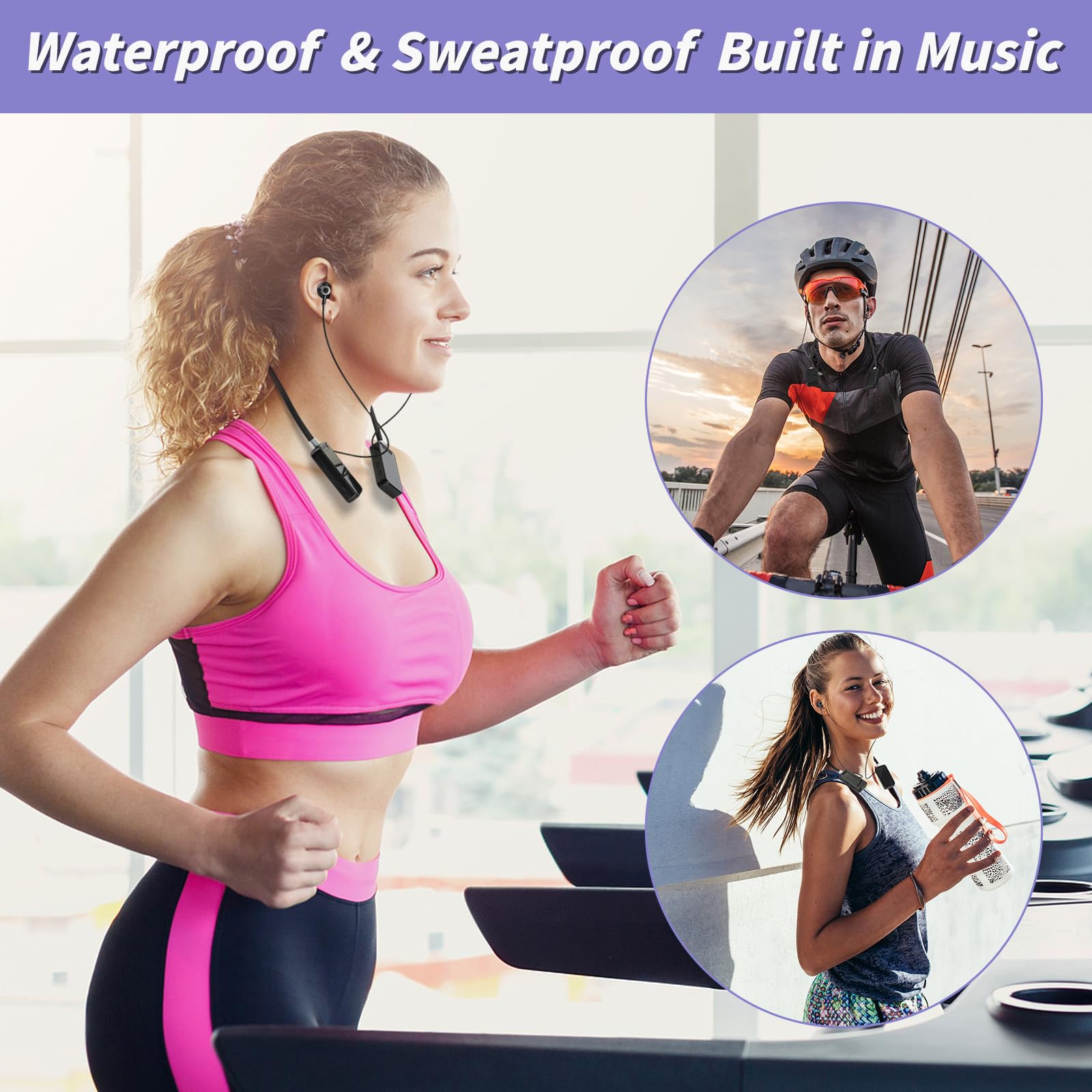 Wireless Sound Card Live Streaming Headphones with Digital Display - Smart Sporty Wireless Headset for Gaming, Podcasting & Music Streaming