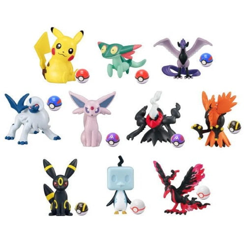 Pokemon Exploration Get Collection Takara Tomy 1 Inch Mini Figure - Perfect for Kids' Birthday Gifts, Collectibles & Display Decor