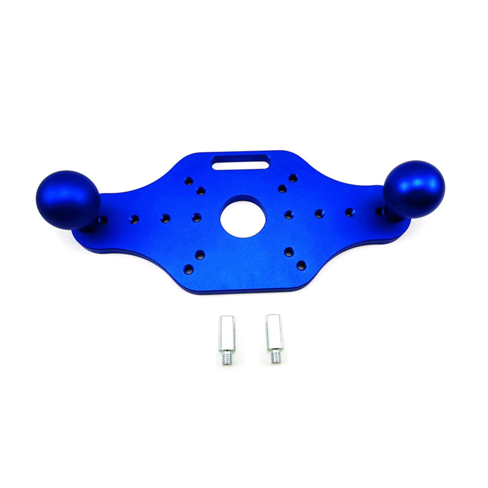 MGRAS Compact Woodworking Router Base with Handles - Fixed Base Guide for Electric Trimming, Milling & Engraving Tools (Blue) - Perfect for DIY Projects, Cabinet Making & Precision Woodworking