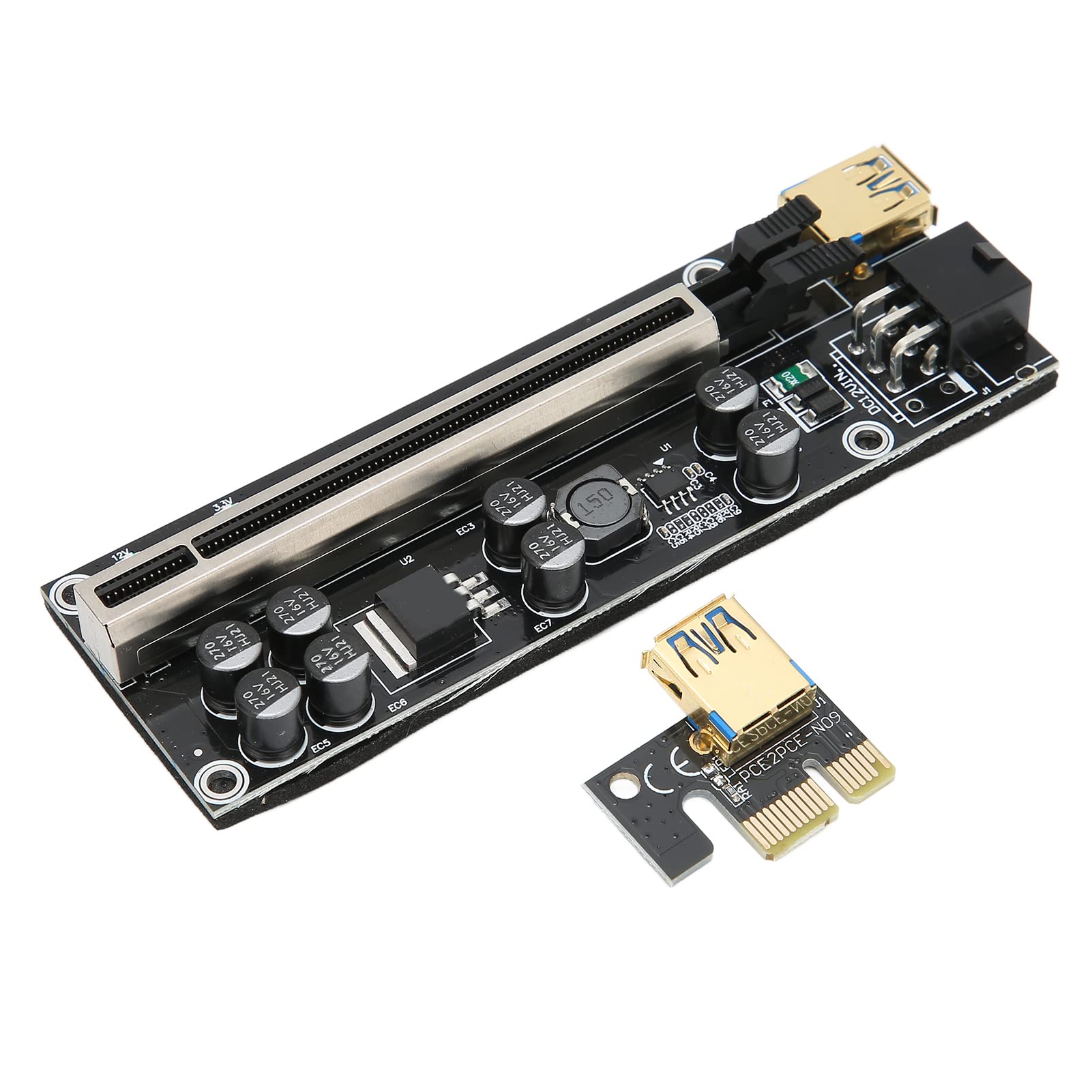 Weiyiroty PCIE Riser Cable - High Performance GPU Riser for Graphics Card, Compact Design & Easy Installation for Desktop Computers - Perfect for Home Gaming & Mining Rigs