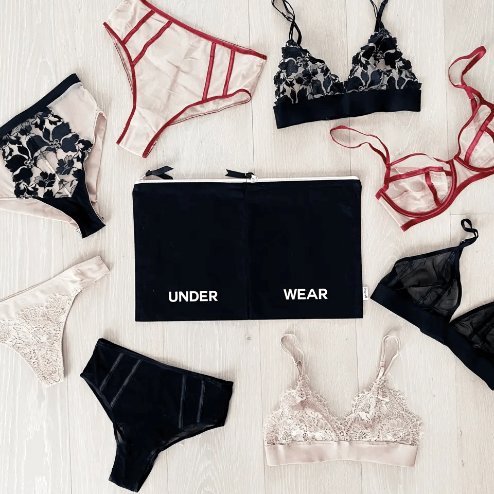 4-Piece Weekend Essential Packing Set in Black - Perfect for Travel, Camping & Business Trips