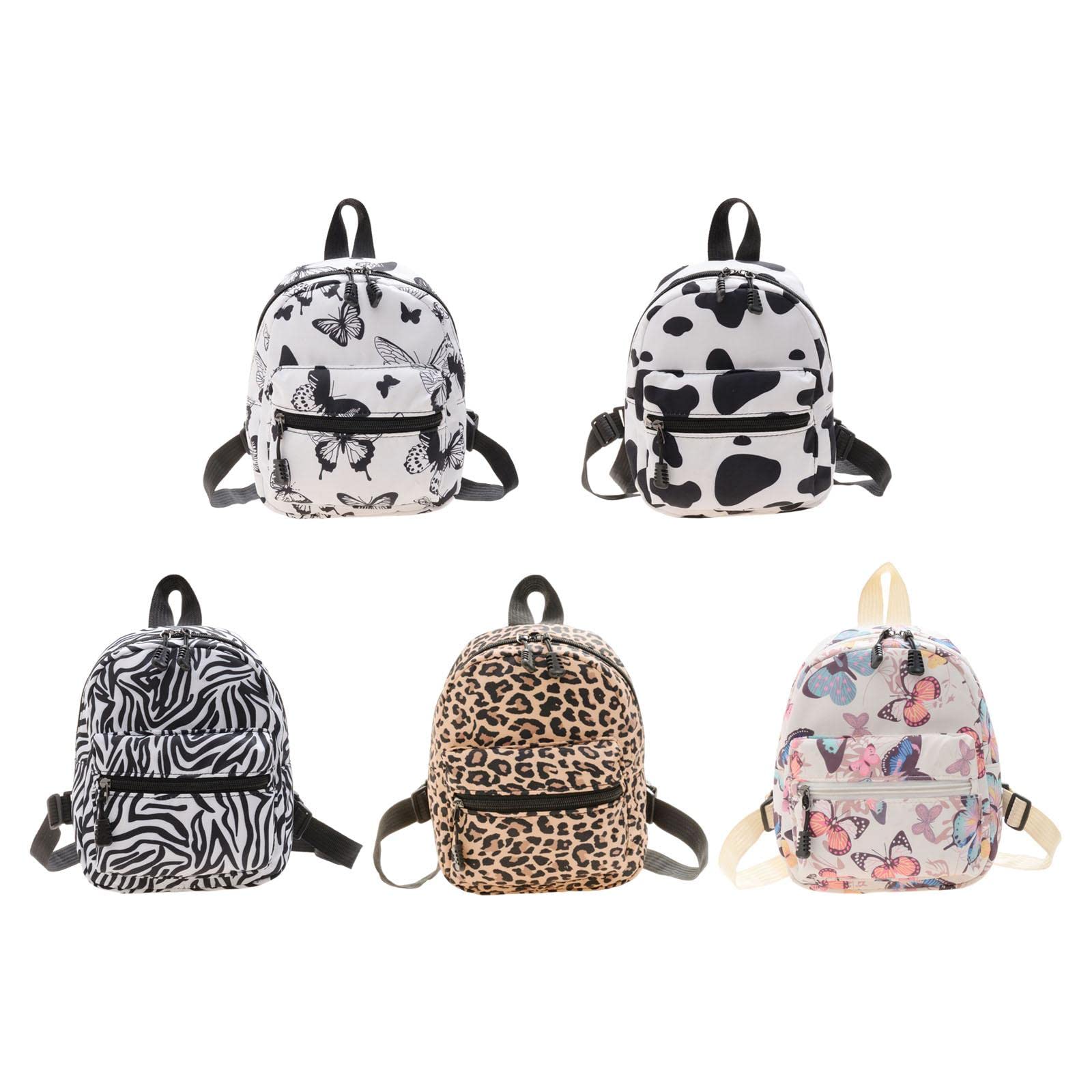 MYADDICTION Fashion Small Backpack for Women - Stylish Daypack Knapsack Rucksack Handbag with Butterfly Design, Perfect for Travel, School & Daily Use | Black Backpack for Girls & Teens