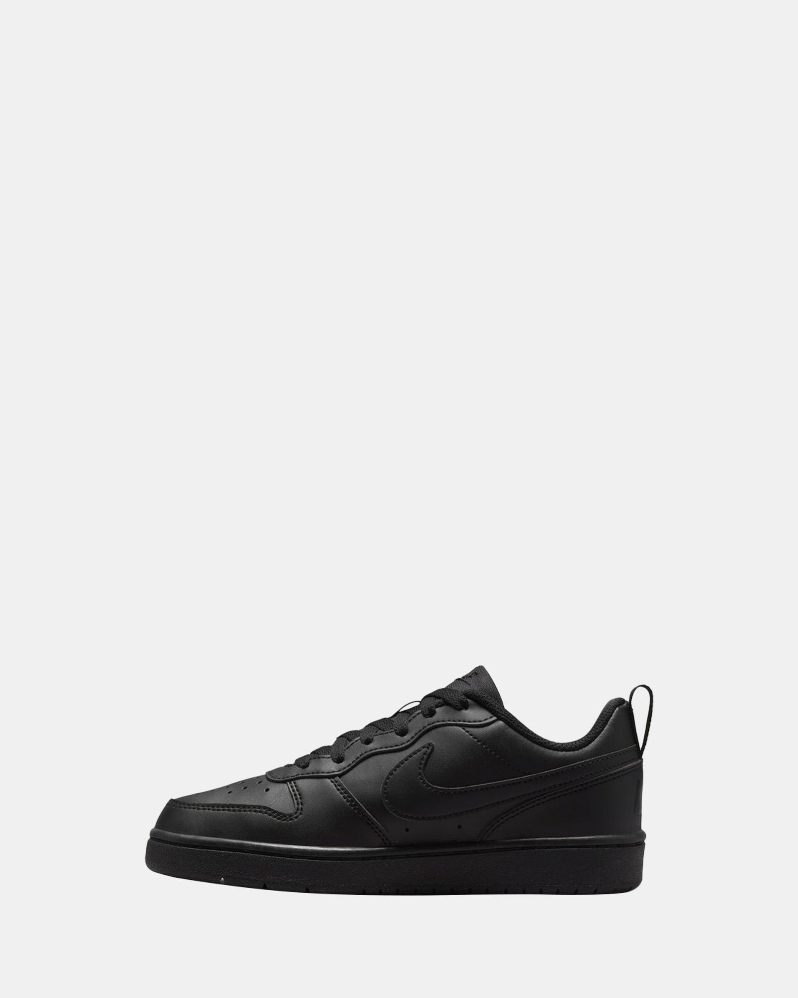 Court Borough Low Recraft Sneakers - Black/Black - Men's Casual Shoes for Everyday Wear & Street Style