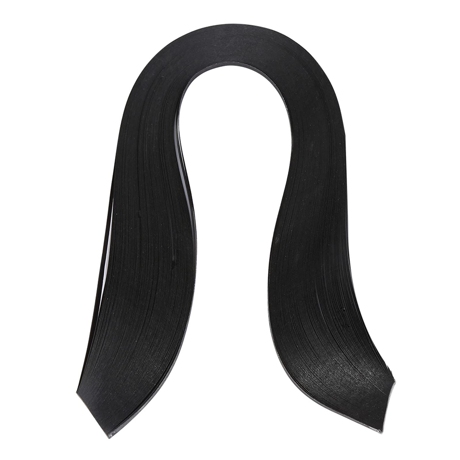 600 Strips DIY Quilling Paper 3mm Width - Pure Color Origami Craft Paper for Handmade Cards, Scrapbooking & Home Decor (Black) | Perfect for Paper Art, Gift Wrapping & Creative Projects