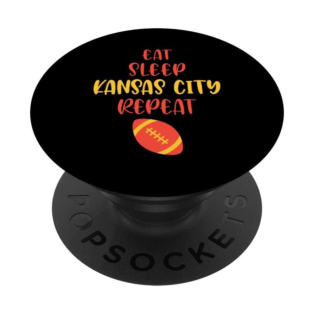 Kansas City Chiefs Football Fan Gift - Swappable PopSockets PopGrip for Phones & Tablets | Perfect for Game Day, Tailgating & Showing Team Spirit