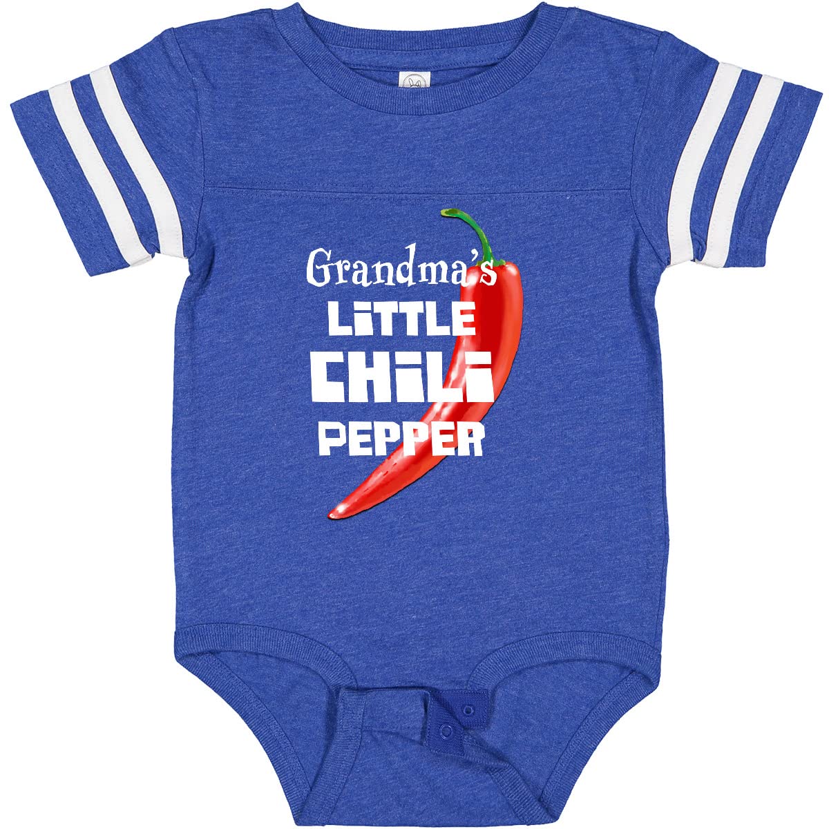 Adorable Grandma's Little Chili Pepper Baby Bodysuit - Cute Infant Onesie for Boys & Girls - Perfect for Family Photos, Holidays & Gifts