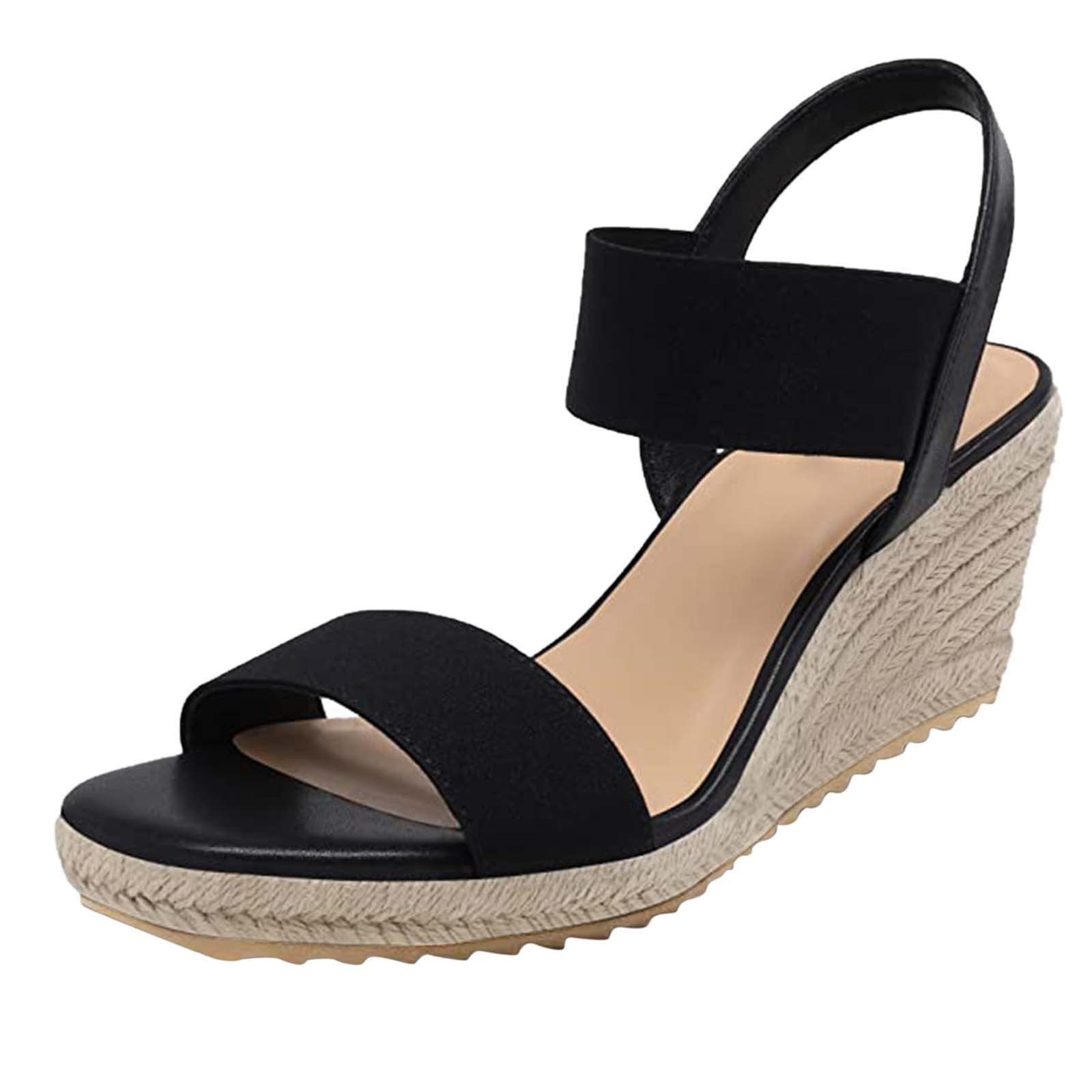 Women's Comfortable Wedge Sandals with Heel - Casual Slide Slippers for Summer | Perfect for Beach, Vacation, and Everyday Wear
