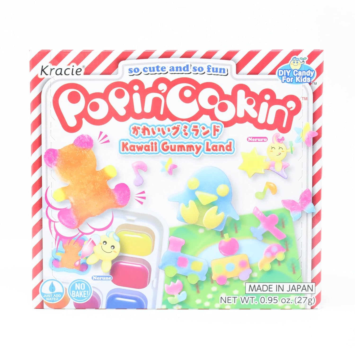 Kracie Popin' Cookin' DIY Gummy Land Candy Kit - Make Your Own Fun Japanese Gummy Candies at Home for Kids Birthday Parties & Family Activities