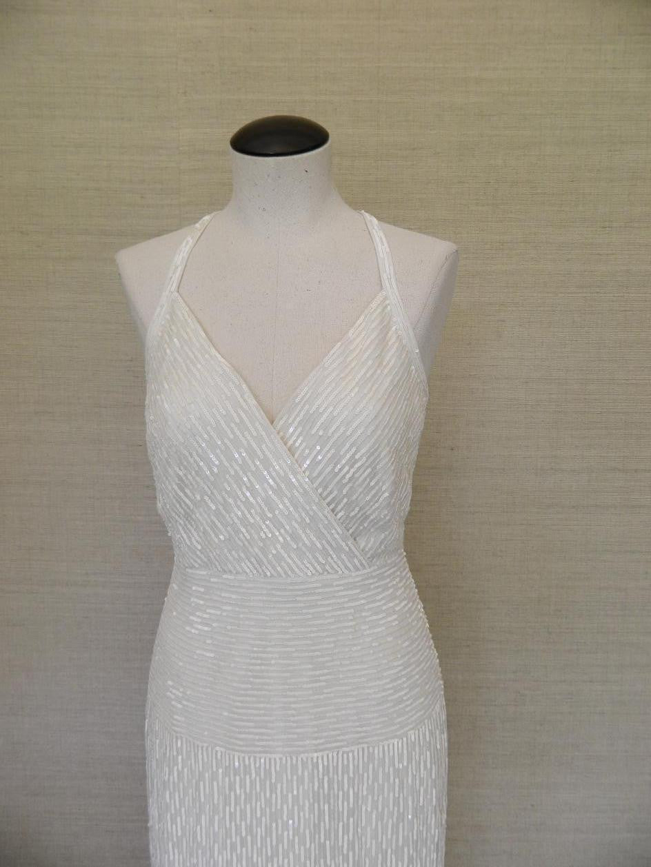 J. Crew Harper Beaded Mermaid Wedding Dress - Elegant Beaded Lace Bridal Gown for Beach, Church & Formal Weddings