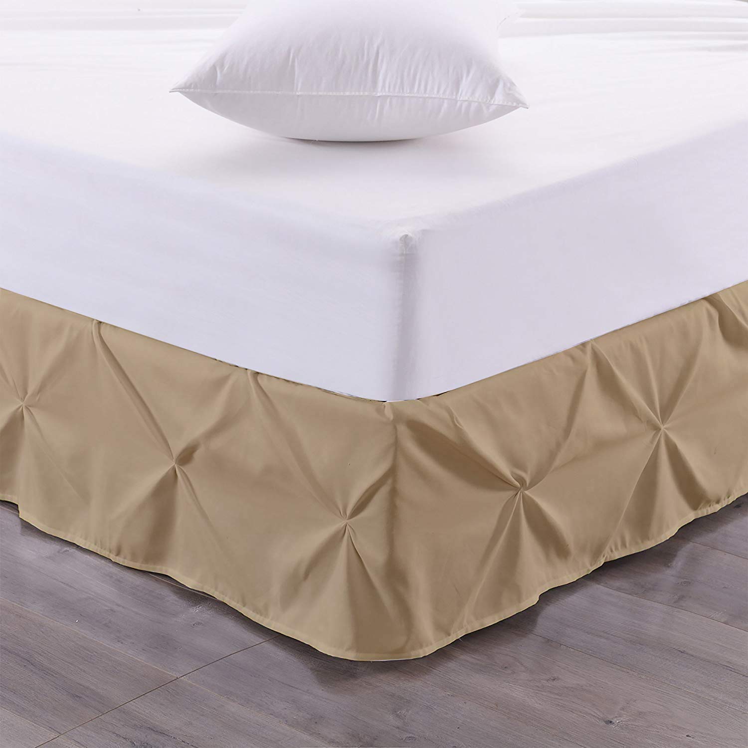 Pinch Pleated Split Corner Bed Skirt - 21