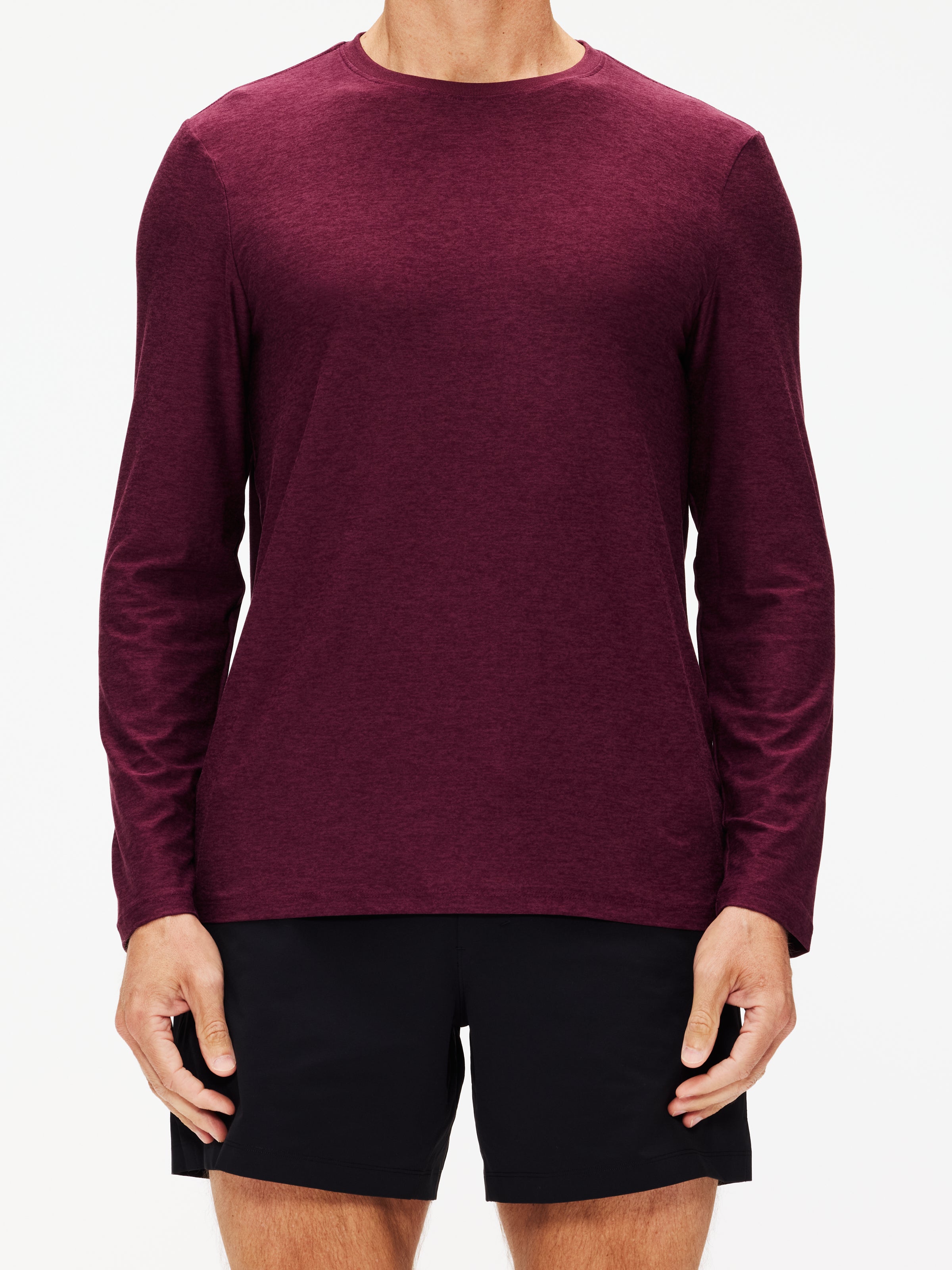 Beyond Yoga Always Beyond Long Sleeve Crew 2.0 - Women's Soft Stretch Workout Top for Yoga, Pilates & Lounge Wear - Perfect for Gym, Home & Casual Outfits