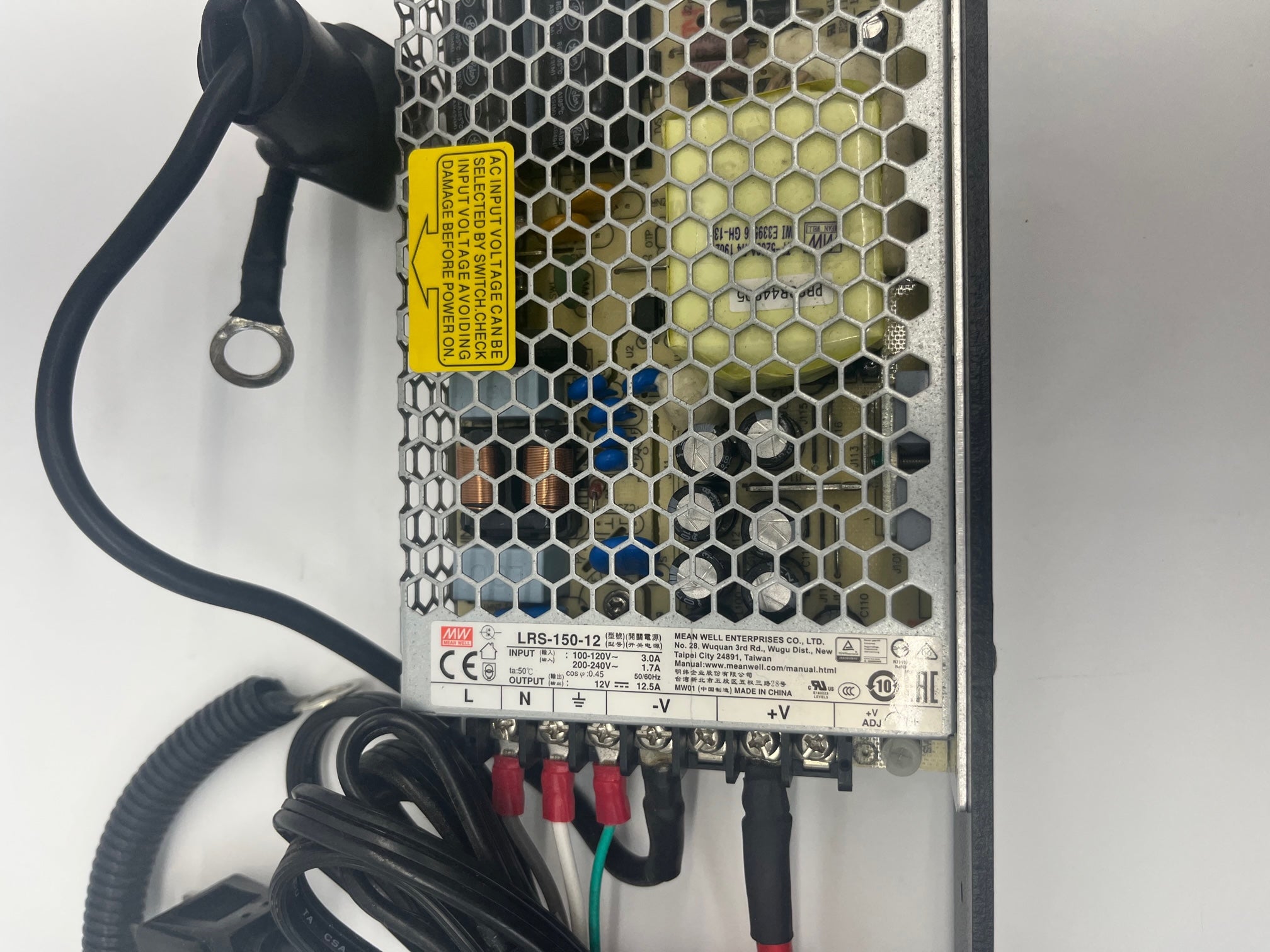 DuraComm LRS-150-12 12V 150W Rack Mount Power Supply for Server, CCTV, and Industrial Equipment | Reliable & Efficient Power Solution