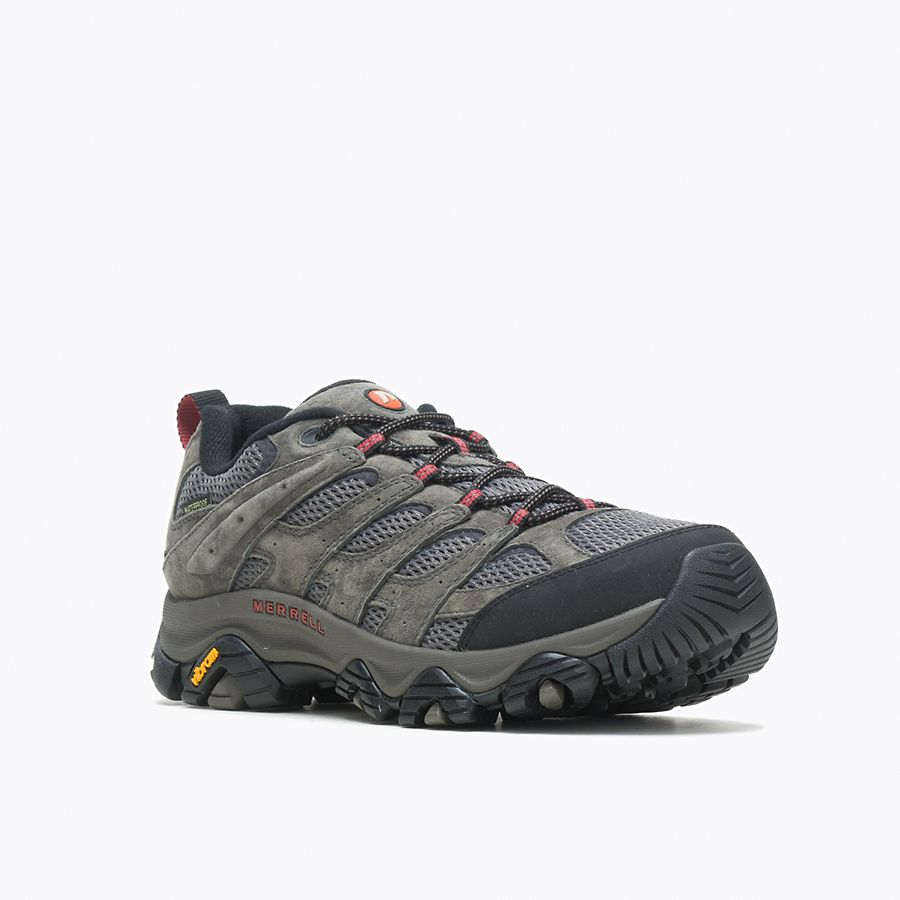 Merrell Moab 3 WP Wide Men's Waterproof Hiking Boots - Lightweight & Durable Outdoor Shoes for Trail Walking, Backpacking & Mountain Adventures