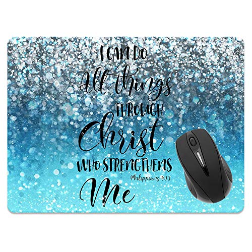 Philippians 4:13 Sparkle Blue