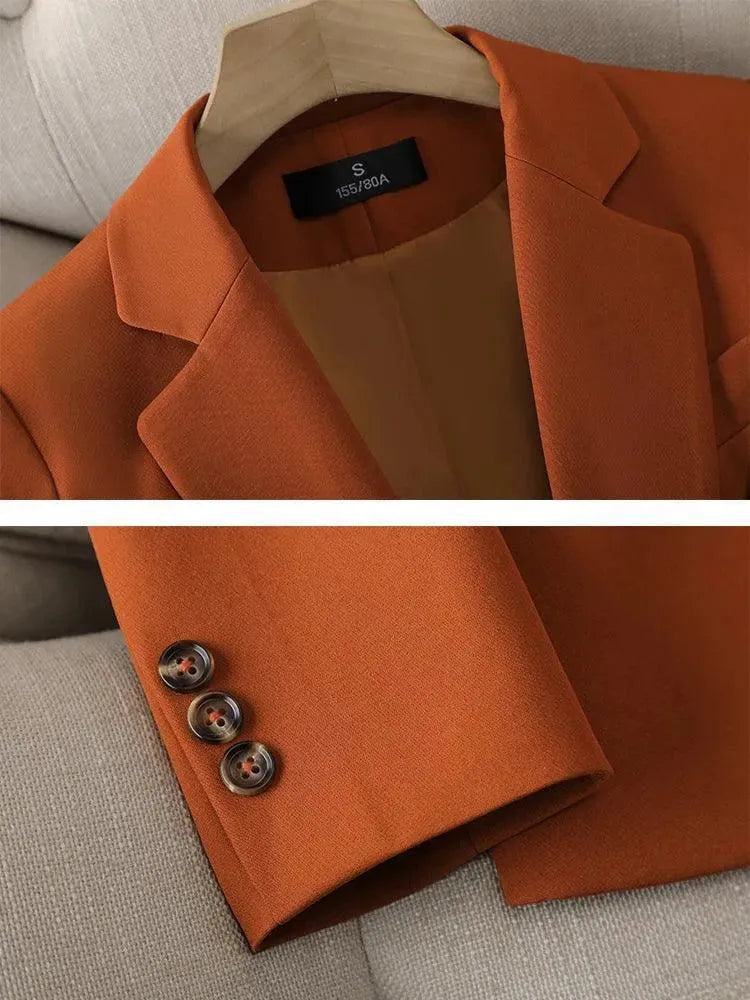 Elegant Women's Double Breasted Pant Suit - Professional Office Wear & Business Attire for Women - Perfect for Job Interviews, Corporate Meetings and Formal Events
