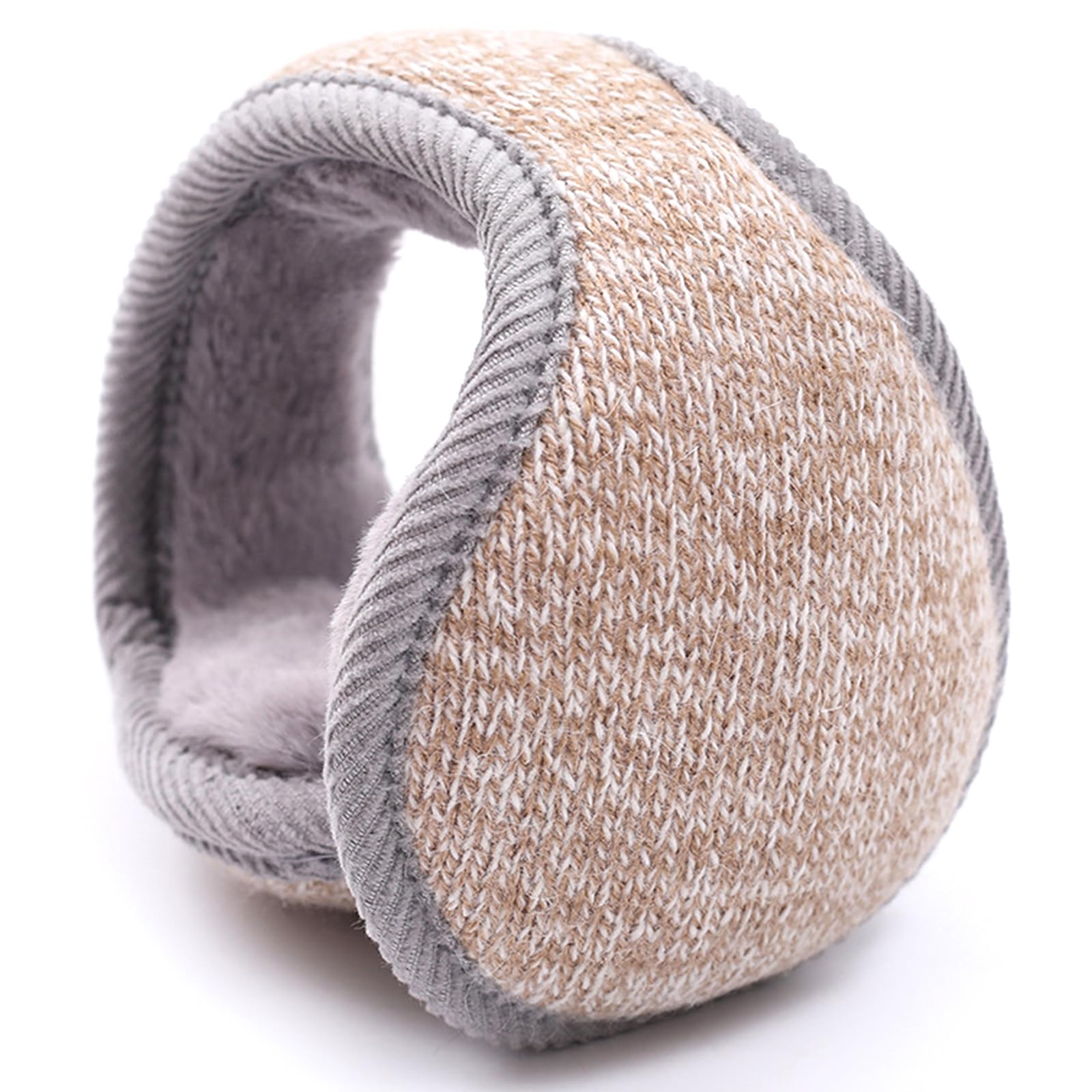 Warm Plush Foldable Ear Muffs for Adults - Lightweight Winter Ear Protection for Men & Women - Perfect for Outdoor Activities, Commuting, and Cold Weather
