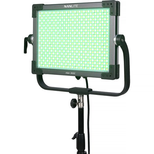 Nanlite Alien 300C RGBWW LED Panel with Softbox & Eggcrate - Professional Studio Lighting for Photography, Videography, and Live Streaming