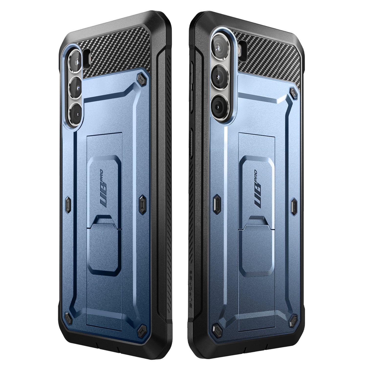 Samsung Galaxy S23 Plus Unicorn Beetle PRO Rugged Case - Shockproof & Heavy Duty Protection - Metallic Blue - Perfect for Outdoor Adventures & Extreme Sports
