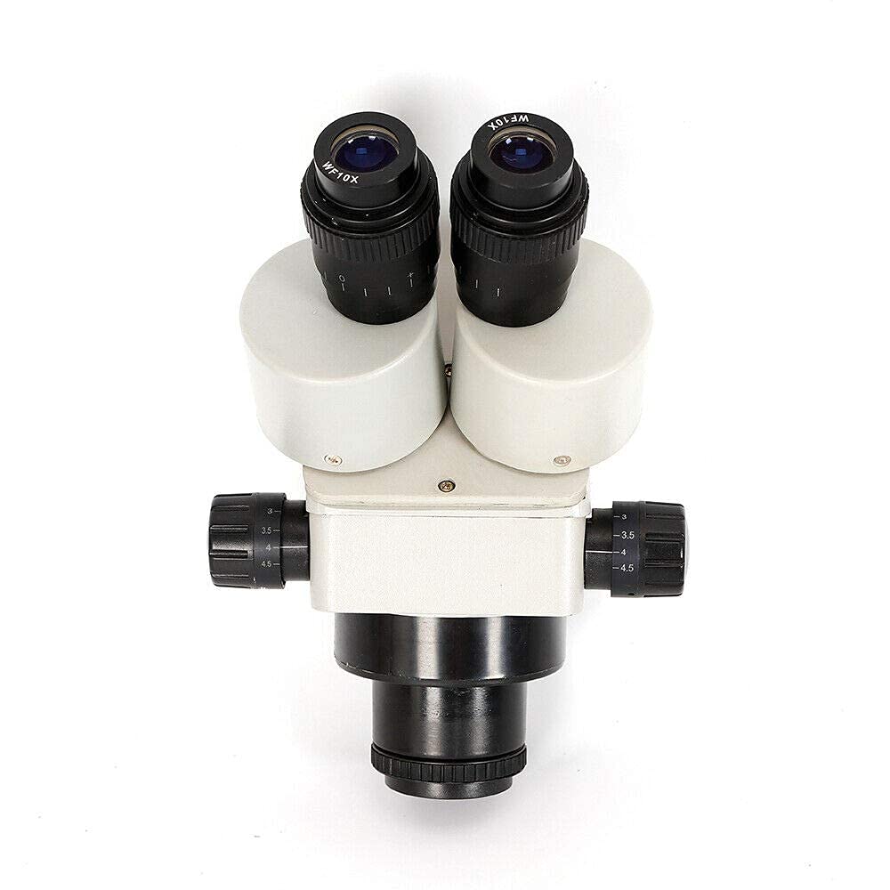 7X-45X Adjustable Jewelry Microscope with Multi-Directional Stand - Binocular Stereo Zoom Microscope for Gem Inlay, Jewelry Making & Repair - Aluminum Alloy Spring Stand with Flexible Focus - Perfect for Jewelers, Watchmakers & Hobbyists