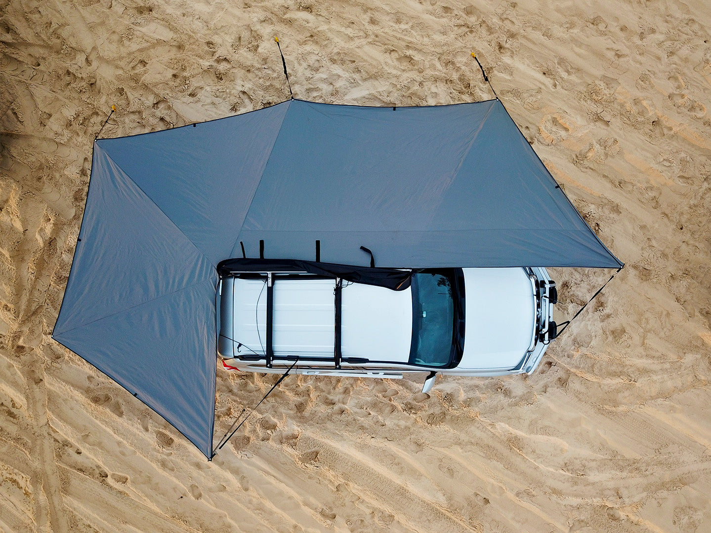 Outdoor Camping Canopy with 6-Wing Awning & Full Wall Kit - Perfect for Beach, Picnic, and Backyard Parties