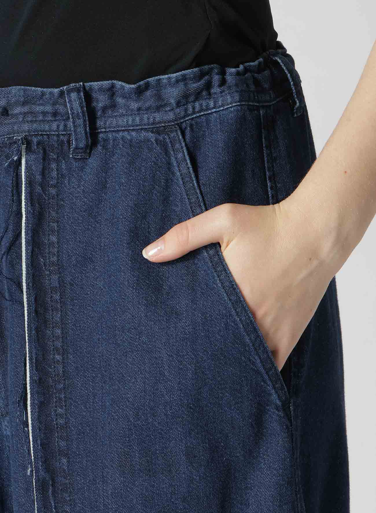 Spotted Denim Long Straight Pants for Women – High Waist Stretch Jeans, Comfortable & Stylish Casual Pants for Everyday Wear, Office, or Weekend Outings