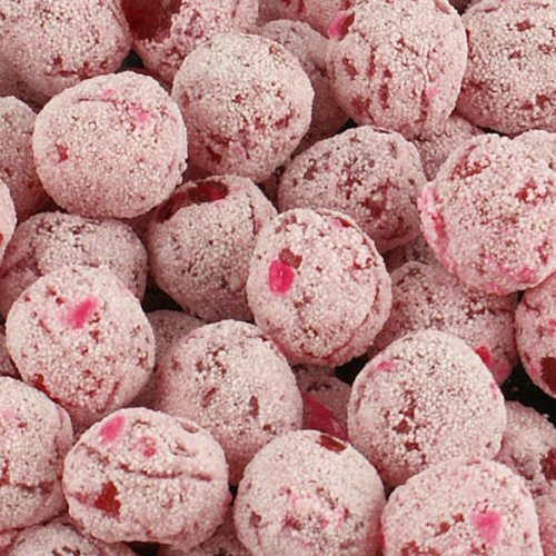 Mega Sour Cherry Fizz Bombs - 500g (1/2 Kilo) Bulk Candy - Tart & Tangy Sour Candy for Parties, Gifts & Movie Nights