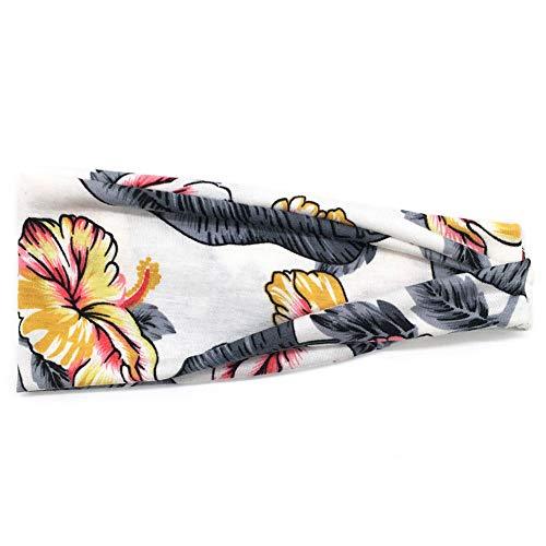 Stylish Printed Hair Bands Set for Women - 6 Pack Fashion Hair Accessories for Ponytail, Bun & Everyday Use - Perfect for Workout, Office & Casual Wear