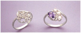 Solid Sterling Silver or 14kt Gold 7x5mm Oval Dinner Ring Setting for Women - Size 5, 8 - Perfect for Evening Wear, Bridal Jewelry & Special Occasions