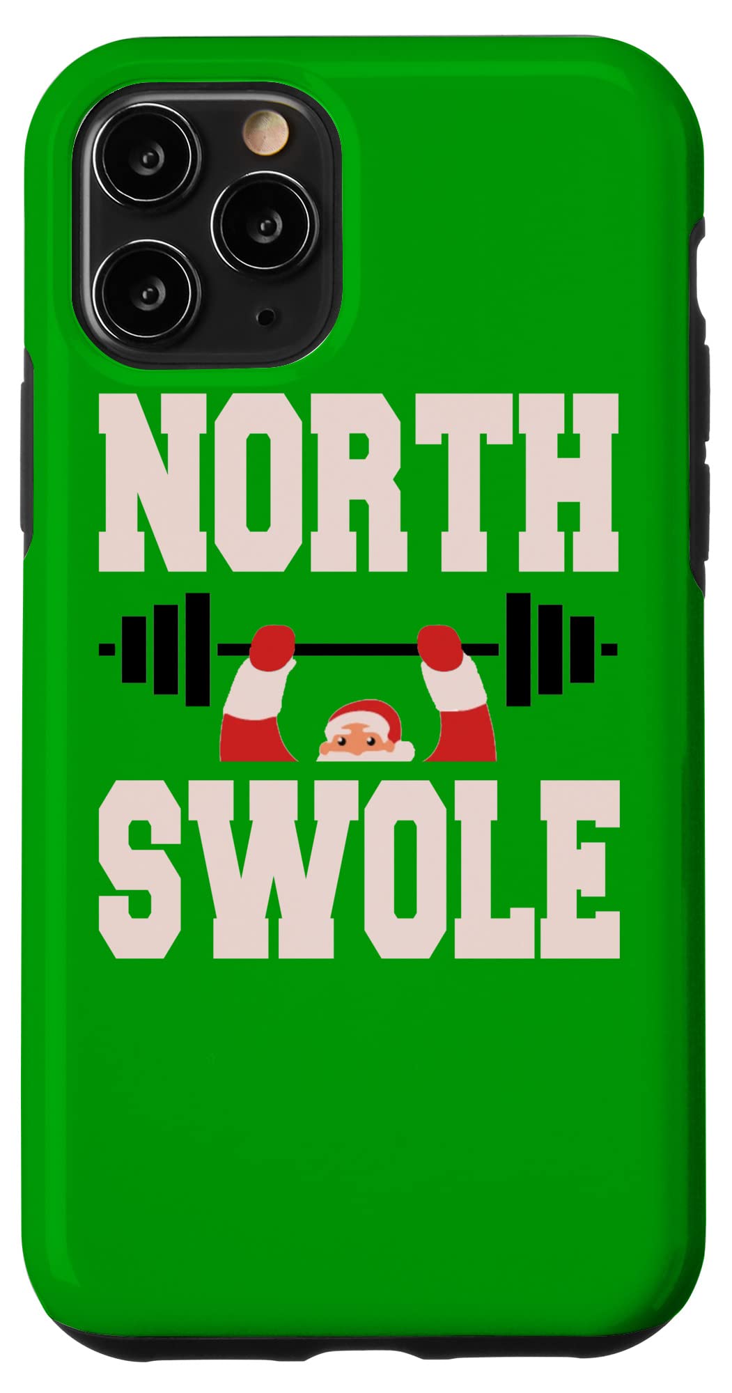 iPhone 11 Pro Case - Shockproof Protective Cover with Santa Claus Design for Christmas Gift | Perfect for Gym, Workout & Fitness Enthusiasts