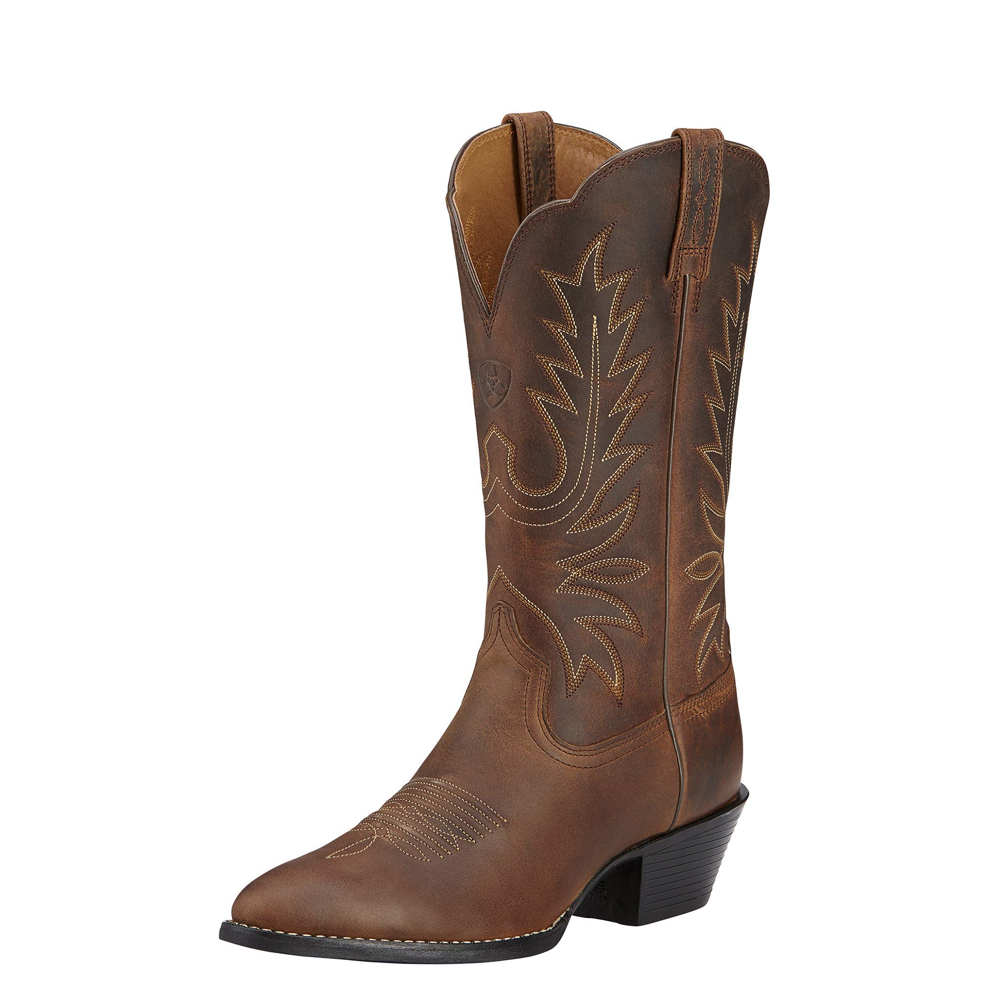 Ariat Women's Heritage R Toe Western Boots - Comfortable Cowgirl Boots for Riding, Country Fashion & Everyday Wear