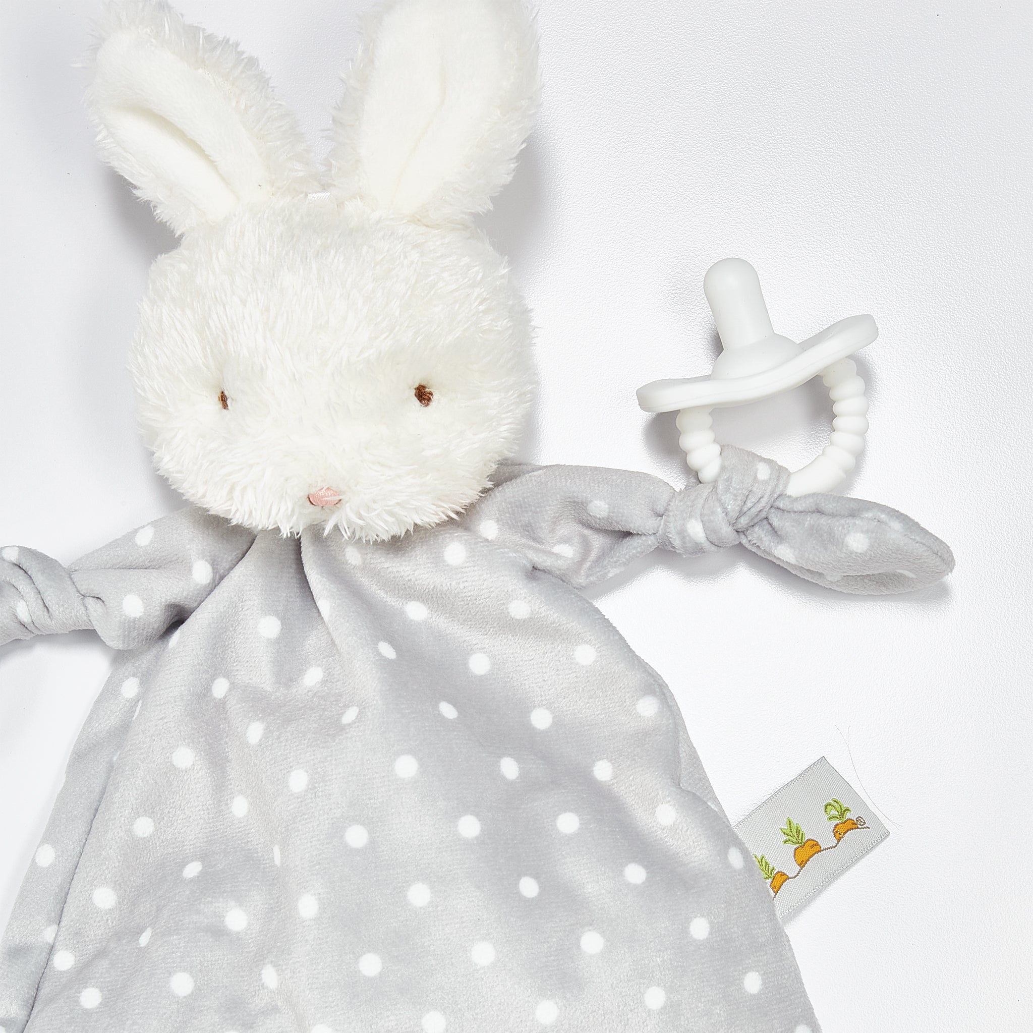 Bloom Bunny Knotty Friend - Soft Plush Stuffed Animal Toy for Kids, Perfect for Cuddling, Gifts, and Nursery Decor | Ideal for Birthdays, Baby Showers, and Playtime Comfort