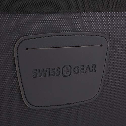 SWISSGEAR Full-Size Effortless Folding Wheeled Garment Bag - Rolling Travel Luggage for Men & Women (Black) | Perfect for Business Trips, Weddings & Air Travel