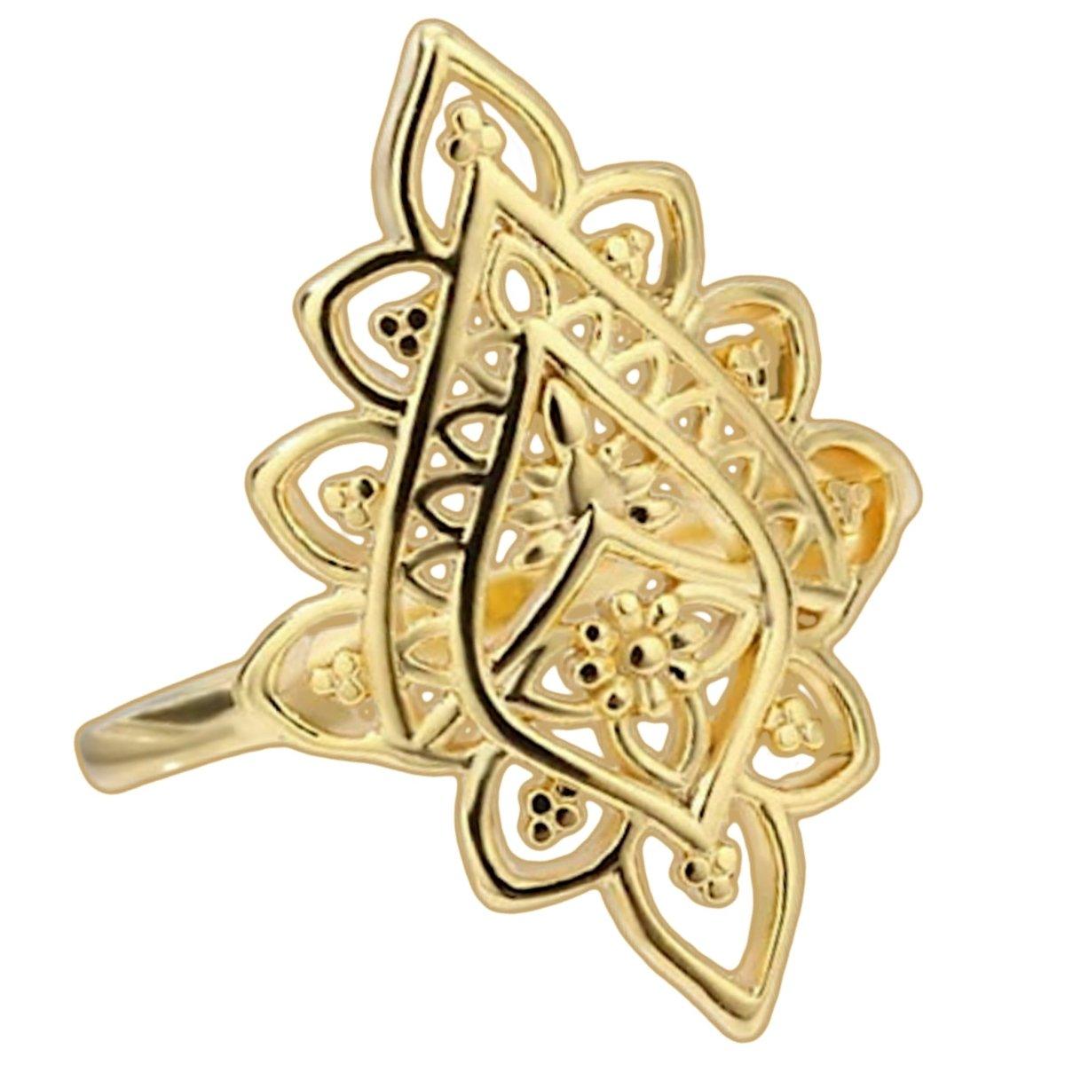 Laihas Prestige Maisie Gold Boho Ring - Elegant Bohemian Style Jewelry for Women, Perfect for Parties, Weddings & Everyday Wear