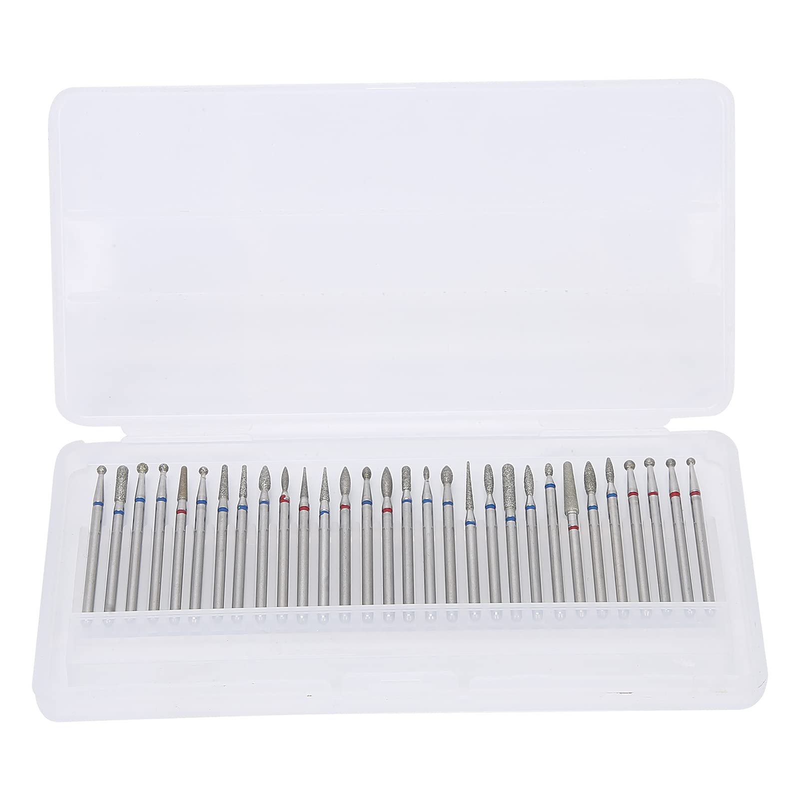 30pcs Nail Drill Bits Set - Professional Nail Grinding Heads & Polisher Accessories for Salon & Home Manicure | Easy to Use for Acrylic, Gel & Natural Nails | Perfect for Nail Art, Pedicure & DIY Beauty Care