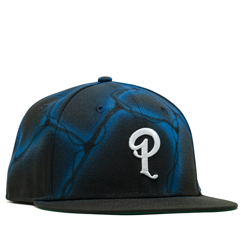 New Era Travis Spinks 59FIFTY Fitted Hat - Blue Baseball Cap for Men - Perfect for Sports, Streetwear & Casual Outfits