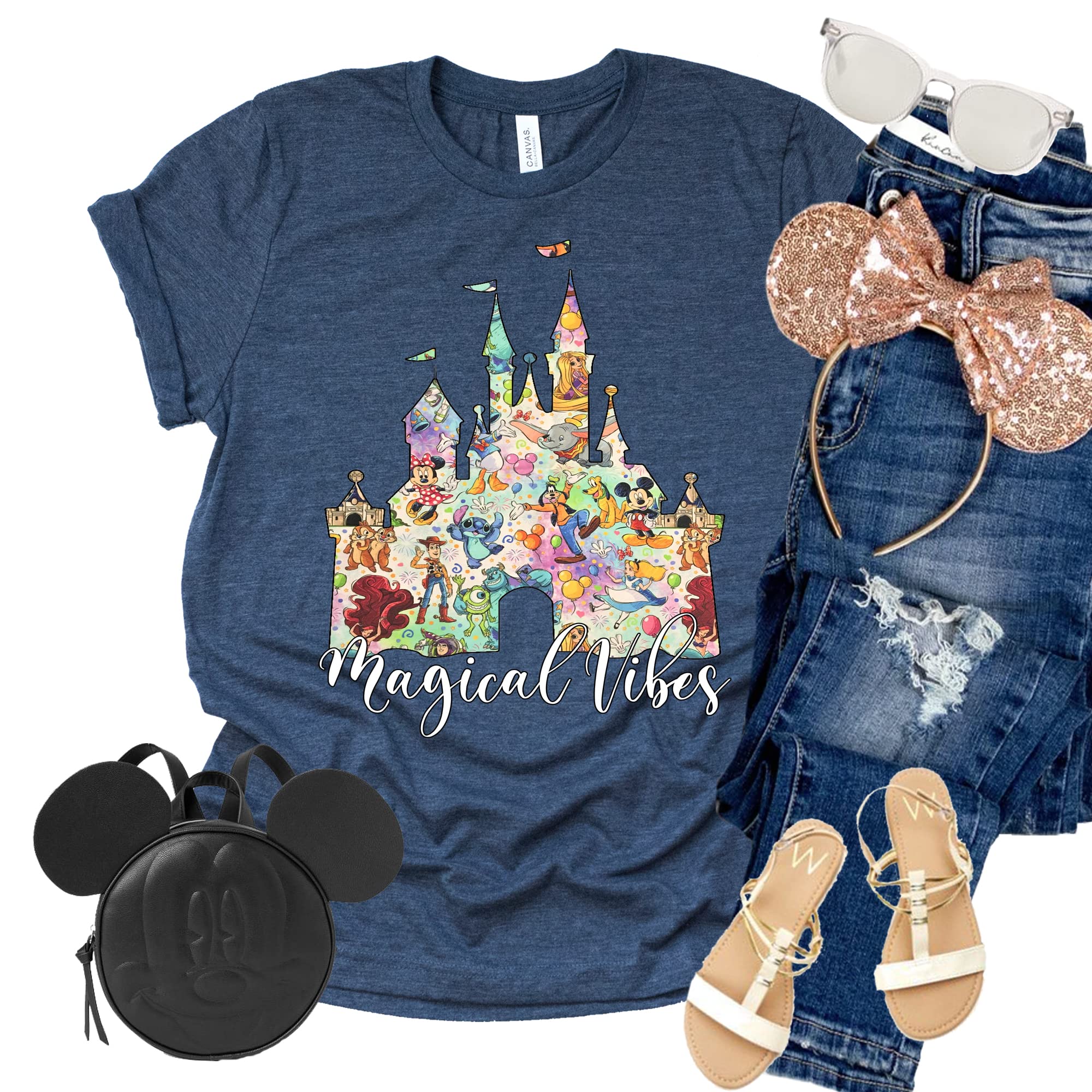 Magical Vibes Animal Kingdom Safari Shirt - Casual Short Sleeve T-Shirt for Men & Women | Perfect for Jungle Adventures, Safari Trips & Wildlife Encounters