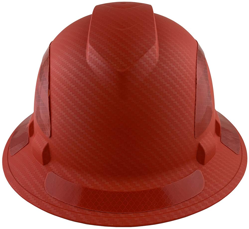 Ridgeline Full Brim Graphite Reflective Safety Hard Hat with High Visibility Decals & Tote Bag - ANSI Compliant for Construction, Mining & Industrial Work
