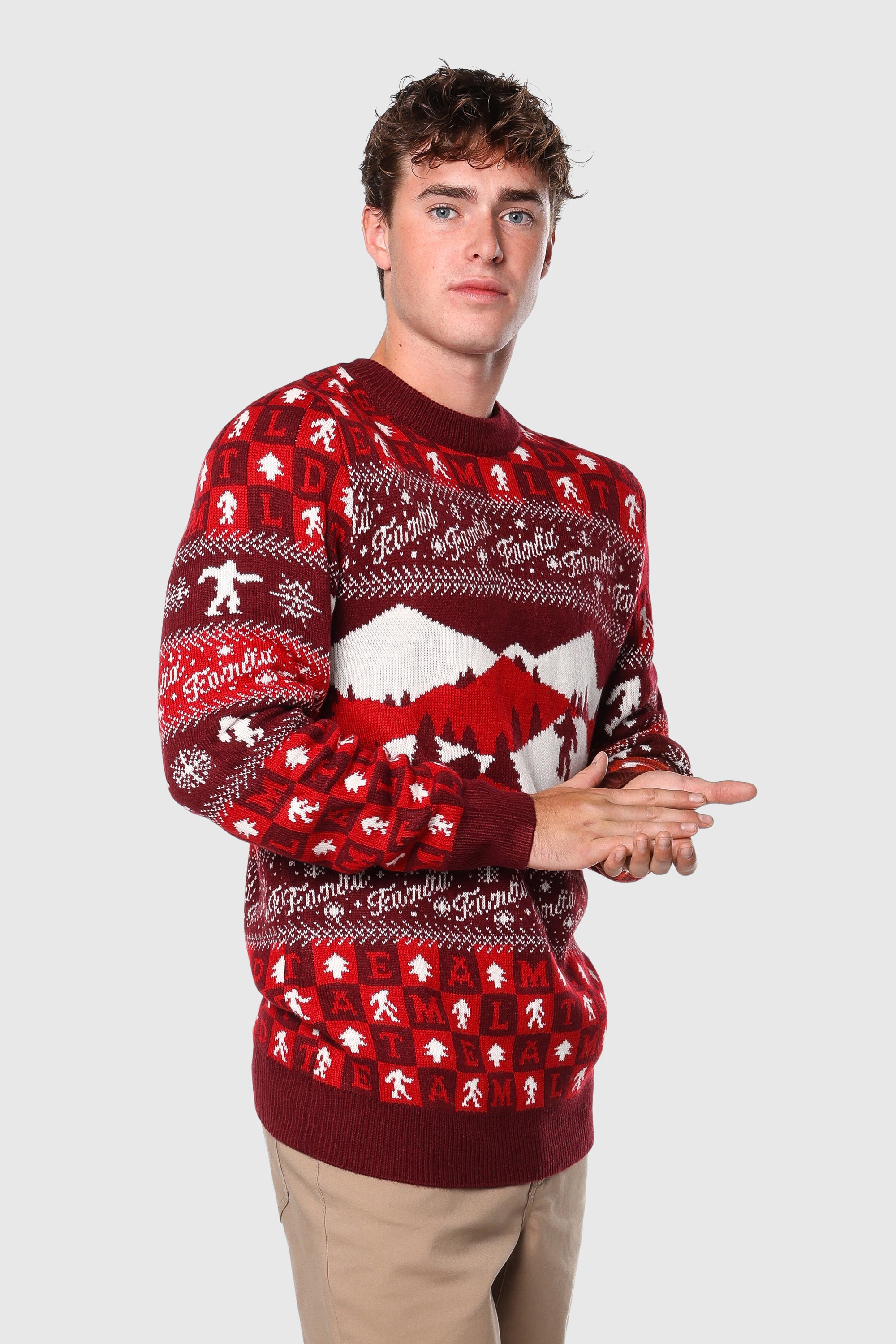 YETI Party Sweater - Warm & Cozy Pullover for Winter Holidays, Christmas & Festive Gatherings - Perfect for Outdoor Events & Casual Wear