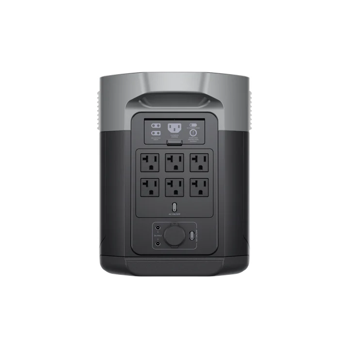 EcoFlow DELTA 2 Max 2000Wh Portable Power Station with 400W Solar Panel - Perfect for Camping, RV Trips & Emergency Backup Power