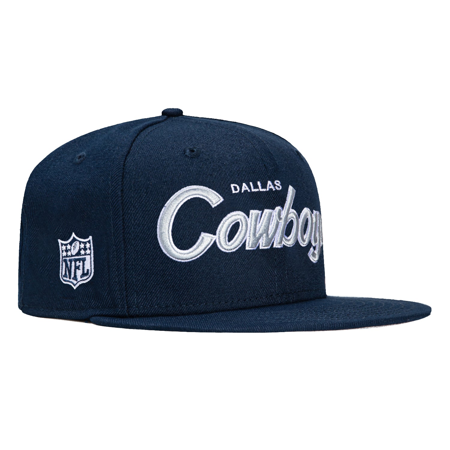 New Era 9Fifty Dallas Cowboys Script Snapback Hat - Navy Blue Adjustable Baseball Cap for Men & Women | Perfect for Game Day, Sports Events & Casual Outfits