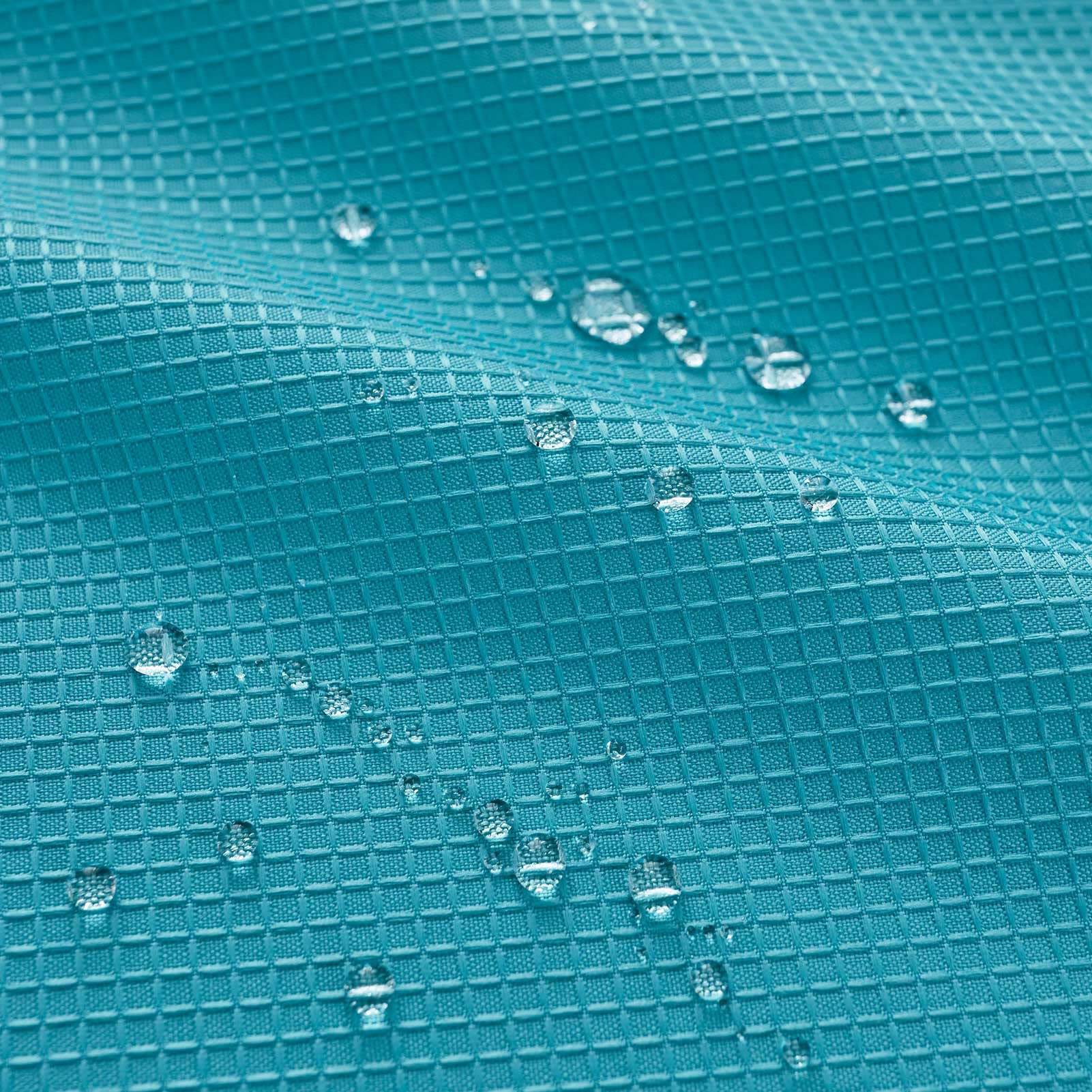 Valea Home Waffle Weave Textured Bathroom & Kitchen Window Curtains - Water Repellent Short Half Curtains Set of 2 (45 Inch Length, Turquoise) for Bathroom Privacy, Kitchen Decor & Window Covering