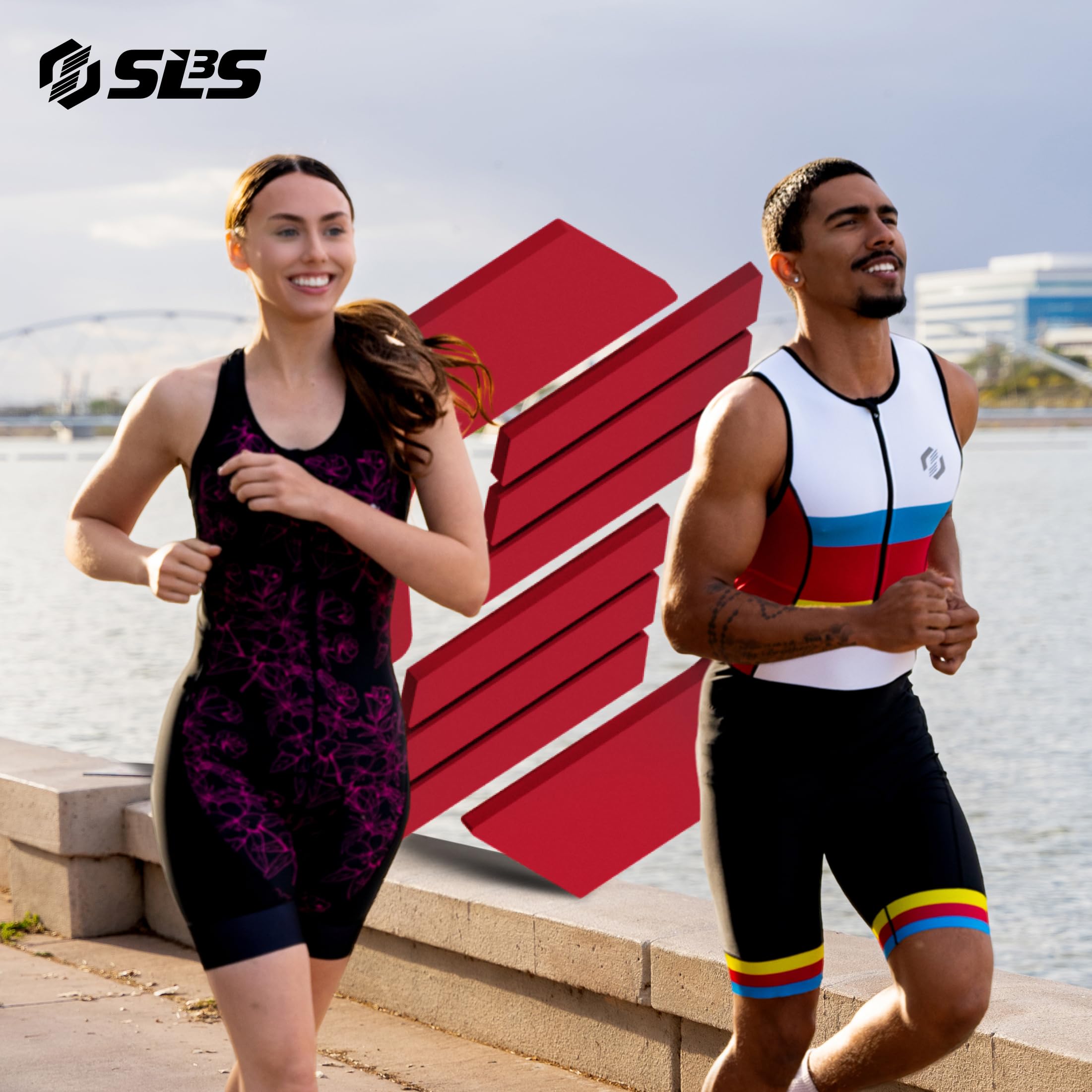 Men's Premium Triathlon Suit - Sleeveless Quick-Dry Tri Kit with Large Back Pocket for Swimming, Cycling & Running - Ideal for Ironman & Sprint Triathlons