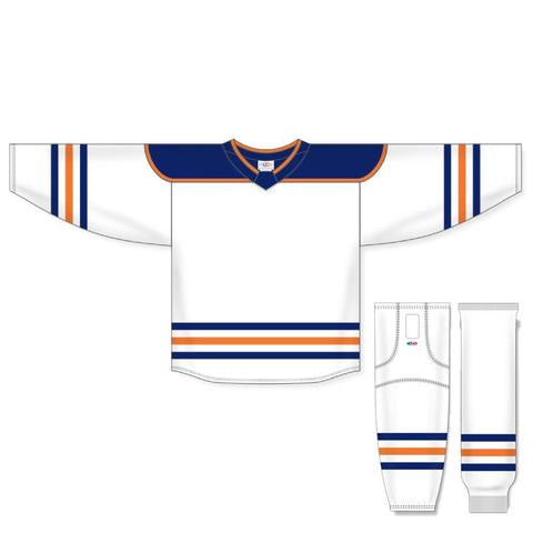 Edmonton Oilers Custom Away Hockey Jersey - Official NHL Replica for Fans - Perfect for Games, Parties & Sports Events