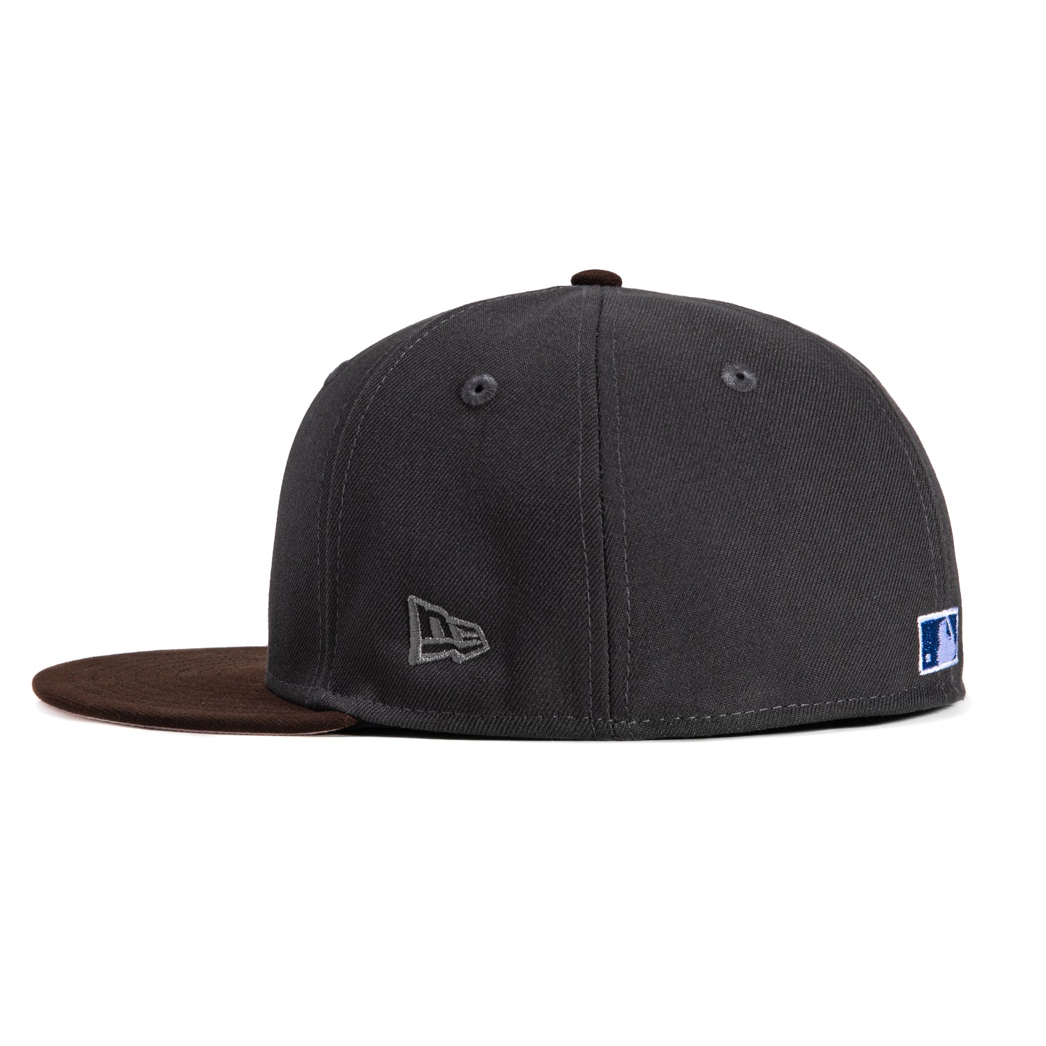 New Era 59Fifty Los Angeles Dodgers 1959 All Star Game Patch Snapback Hat - Graphite, Brown & Metallic Copper | Vintage Baseball Cap for Men & Women | Game Day, Streetwear & Sports Fan Fashion