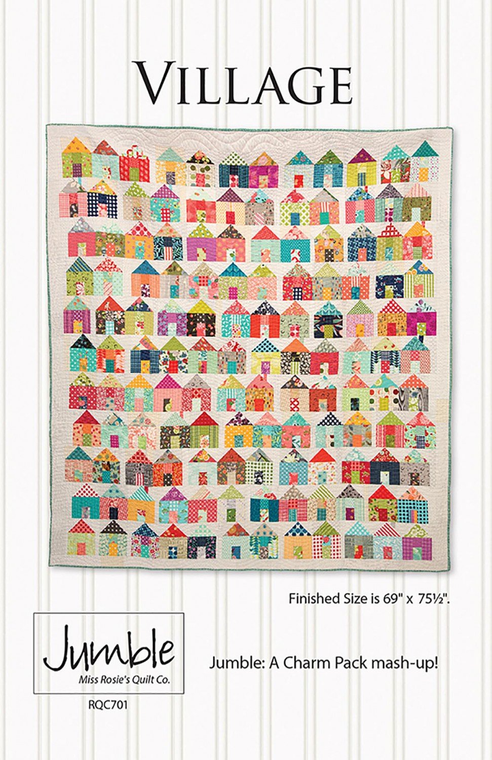 Village Jumble Quilt Pattern by Miss Rosie's Quilt Co - 69