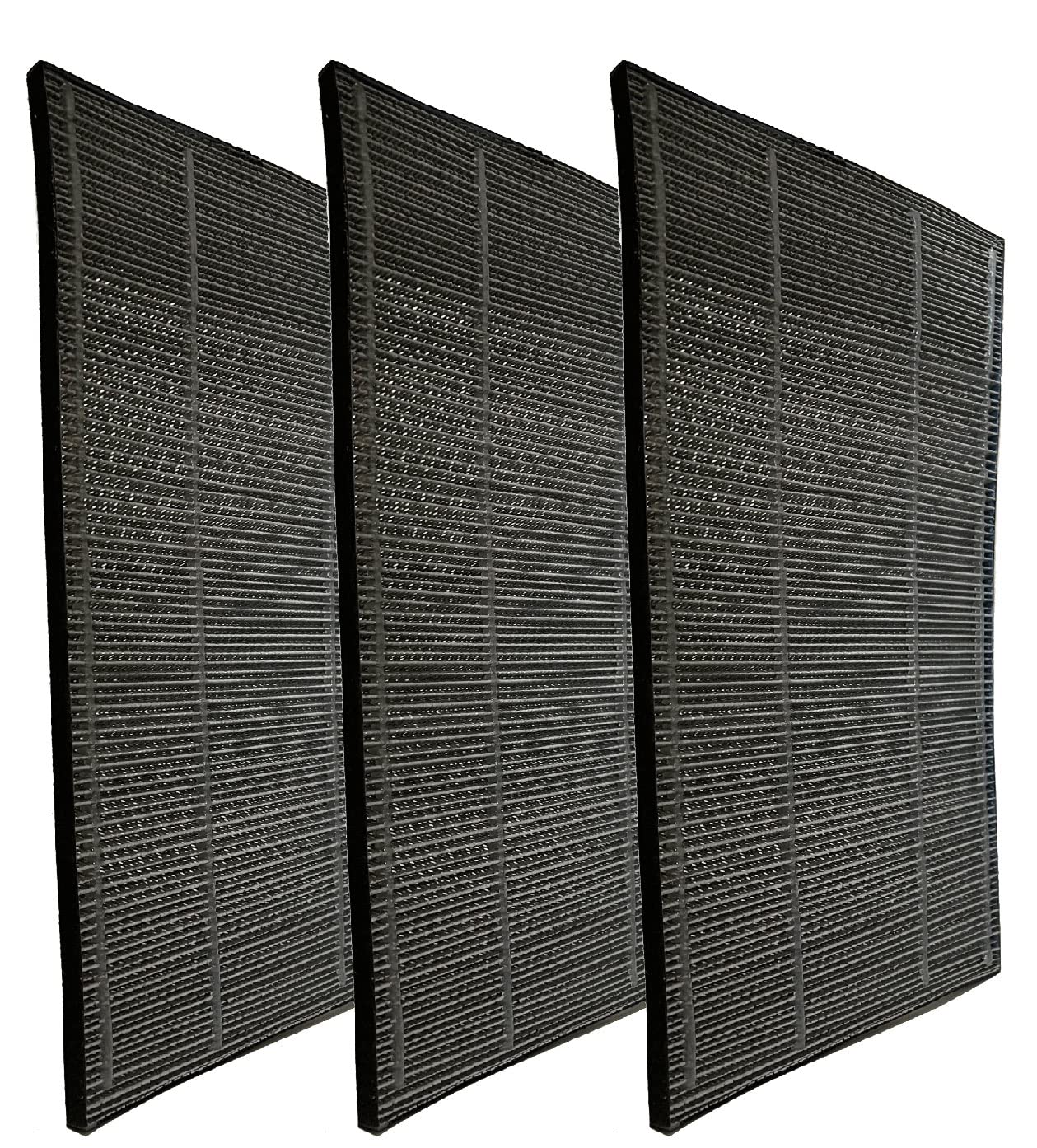 Nispira 3-Pack Activated Carbon Pre Filter for Sharp KC-850U Air Purifier | Replacement for FZ-C100DFU | Improves Air Quality in Bedrooms, Offices & Homes