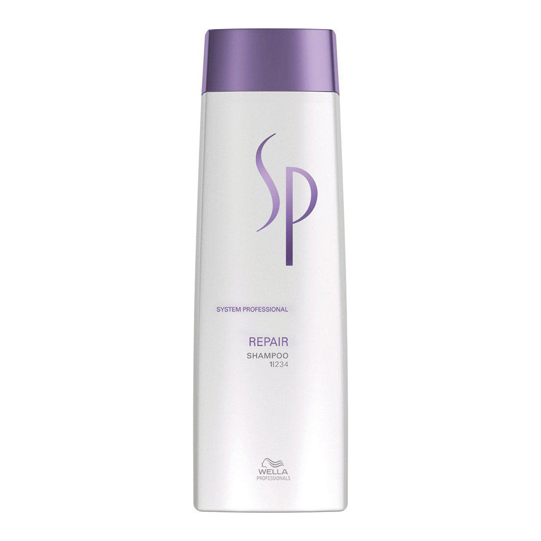 Wella SP Repair Shampoo 250ml - Damaged Hair Treatment & Repair for Dry, Frizzy Hair - Salon Quality Hair Care for Women & Men - Perfect for Daily Use & Post-Coloring Treatment